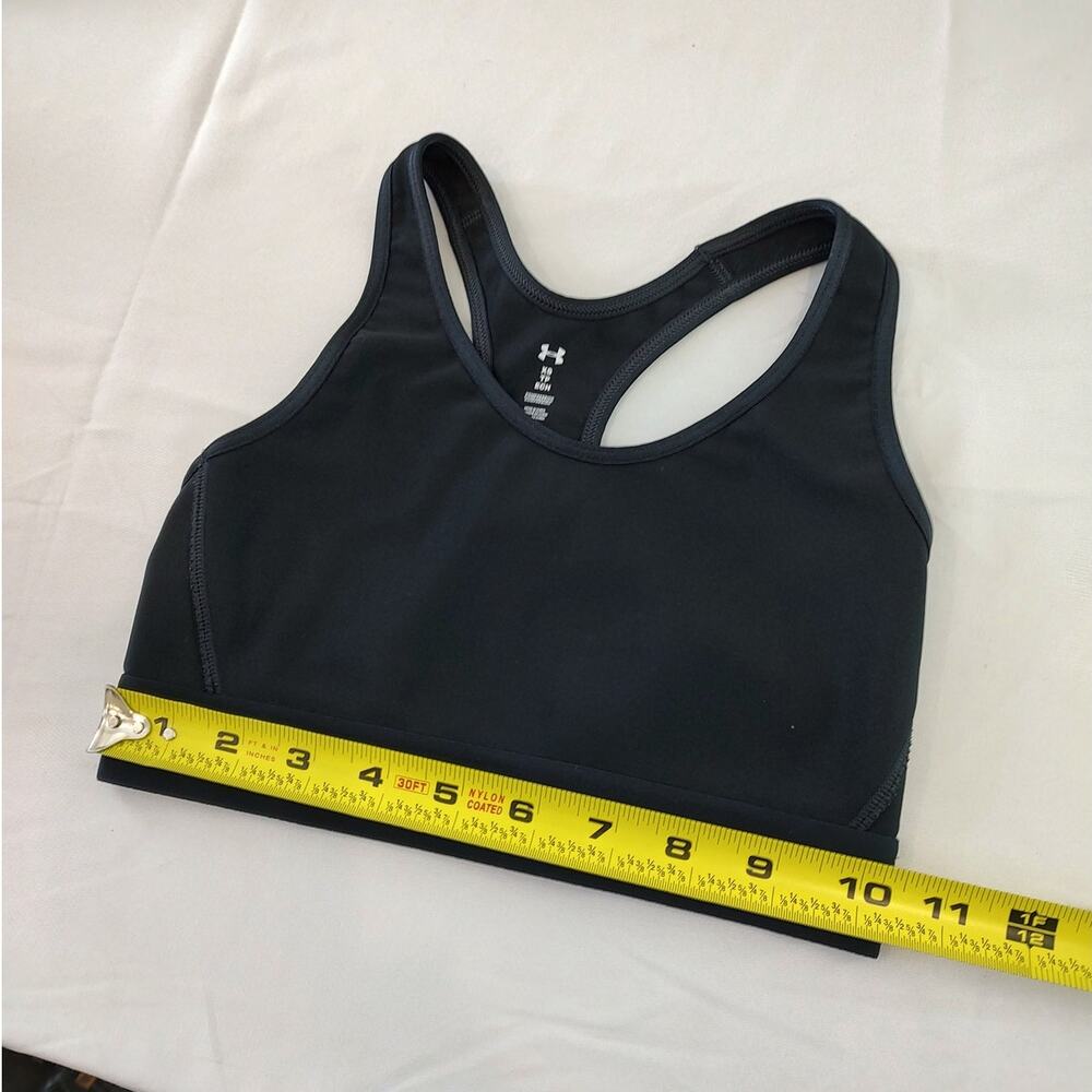 Under armour black workout sports bra womens XS - Picture 5 of 6